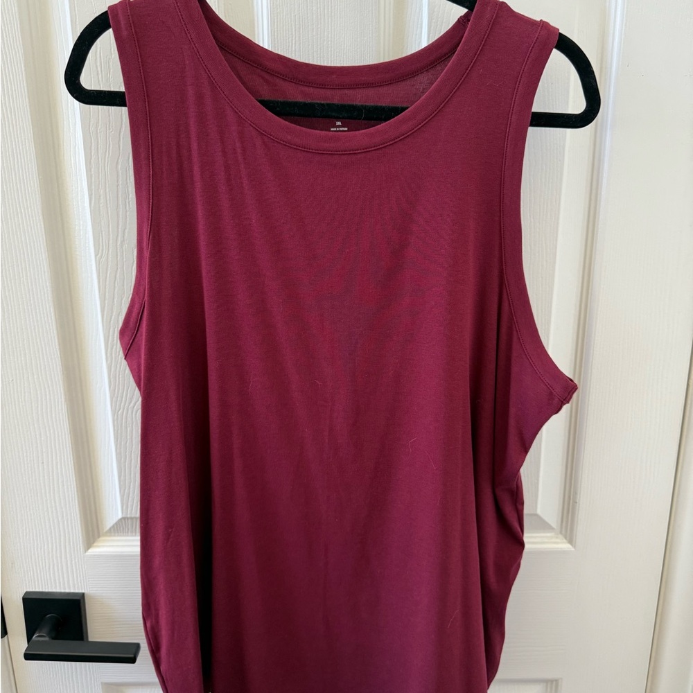 Old Navy Burgundy Muscle Tee